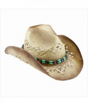 Western Cowboy Outback Hat Beaded in Men's Cowboy Hats