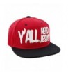 Y'ALL NEED JESUS 3D Logo Snapback Baseball Hat - CQ1284WTV9X