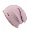 FURTALK Women Cable Knit Wool Cashmere Ribbed Beanie Winter Slouch Braided Baggy Winter Hat - Pink - CW185HXO4RG