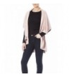 Look By M Women's Draped 4 in 1 Multi Ways Basic Shawl Vest - Blush - CB1856M27G5
