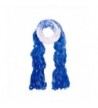 Chic Ombre Watercolor Snowflake Scarf - Different Colors Available - Blue - CE11GIU8T0L