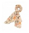 Cross Design Pastel Scarf - Brown - CA11MOG2MPB