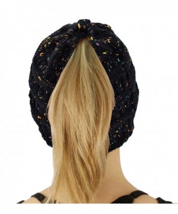 Raylarnia Beanie Chunky Trendy Ponytail