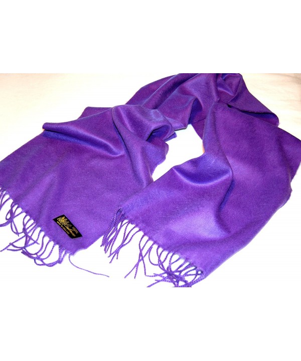 Purple Cashmere Scarf - CJ111MSBHU3