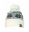 NYfashion101 Exclusive Snowflake Pattern Winter in Women's Skullies & Beanies