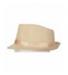 DRY77 Plain Solid Color Fedora