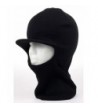 Full Head to Neck Knit Winter Ski Ninja Mask with Visor- Many Colors - Black - CG11B4N57B1