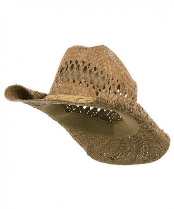 Straw Cowboy Hat-Natural Roll W35S16A- Natural- One size fits most - CJ111QRIXCP