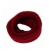 YCHY Women's Soft Thick Knitted Scarf Winter Warm Wrap Circle Loop Infinity Scarves - Purplish Red - CT12MZO7LJZ