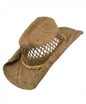 Straw Cowboy Hat Natural W35S16A Natural in Men's Cowboy Hats