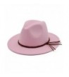 Lisianthus Women Woven-rope Woolen Fedora - Pink - CP183QZWZMQ