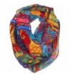 Laurel Burch Artistic Infinity Scarf Collection - Feline Tribe - CN12N8YDF03