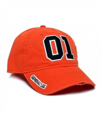 General Lee 01 Good Ol' Boy Unisex-Adult Applique Embroidered Hat -One-Size Orange - CH11X1J07D9