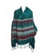 Soft Shimmering Indian Jamwar Silk Pashmina Scarf Wrap Shawl Stole - Teal - C7180D24ARR