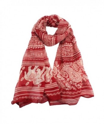 Qingfan Lightweight Scarves Fashion Elephant - B - C9185QTZSIS