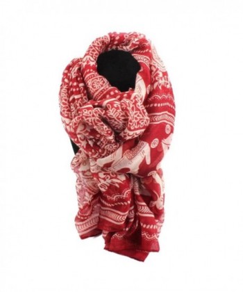 Qingfan Lightweight Scarves Fashion Elephant