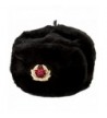 Hat Russian Soviet Army Black KGB * Fur Military Cossack Ushanka * Size M - CK113Z4TE39