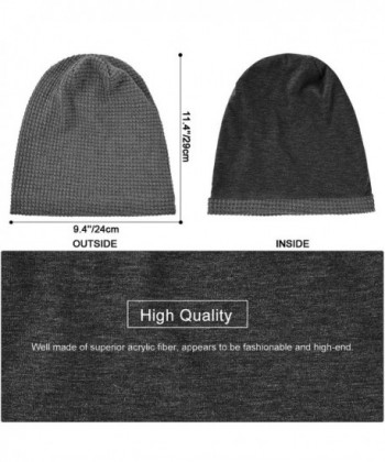 Winter Warm Beanie Hat Knit Hats Slouchy Beanie Cap with Fleecy Lining ...