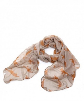 Womens Cartoon Pattern Lightweight Scarves in Fashion Scarves