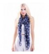 MissShorthair Women's Fashion Soft Light Cartoon Sheep Sheer Infinity Scarf - Navy2 - CU12EQ99YFJ