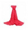 Wensltd Women Long Wrap Shawl Polka Dot Chiffon Scarf Scarves Stole - Red - CE12L5G51ZN