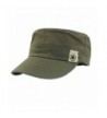 Makalon Fashion Unisex Flat Roof Military Hat Cadet Patrol Bush Hat Baseball Field Cap Army Green - CO183MQ4E5O