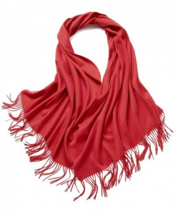 Super Cashmere Blanket Tassel Womens in Cold Weather Scarves & Wraps