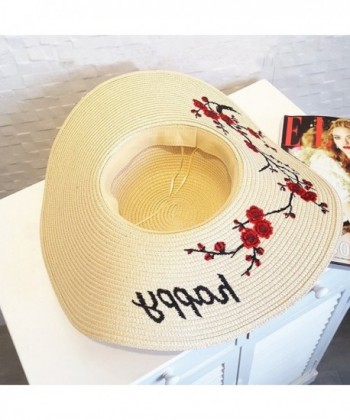 Beruth Embroidered Foldable Honeymoon Vacation in Women's Sun Hats