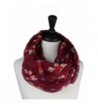 KnitPopShop Scottie Dog Schnauzer Infinity Scarf ball - Red - C312OE25FVD