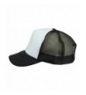 2 Packs Baseball Caps Blank Trucker Hats Summer Mesh Cap (2 For Price Of 1) - Black/White - CK17YTNH4NR