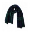 Zuozee Scottish Pashmina Christmas Pictures - Navy & Green - CI186G882T2