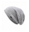 Womens Beanie Wool Winter Hat Knit Beanies Cap Fall Winter Slouchy Hat - Light Grey - C117AZ7D9L7