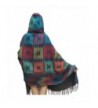 CRAZY Elegant Jacquard Weave Pashmina Shawl Wrap Cloak Scarf With Hood - 7D453612527