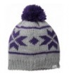 Coal Women's The Britta Snowflake Beanie With Pom - Heather Grey - CG11VJ068FD