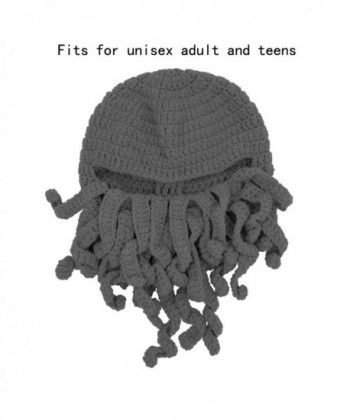 GIANCOMICS Tentacle Octopus Beanie Crochet in Men's Skullies & Beanies