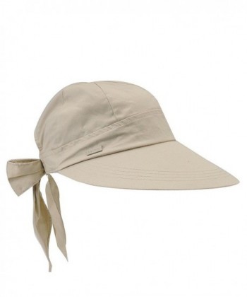 Women's Wide Brim Sun Hat - Provides UV Protection UPF50 - Sand - CU118E2Y1T9