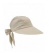 Women's Wide Brim Sun Hat - Provides UV Protection UPF50 - Sand - CU118E2Y1T9