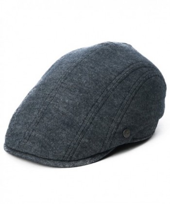 Siggi Mens Flat DuckBill Hat Newsboy Driving Cap 57-60CM Elastic Size 5 Colors - 89325_navy - CA12NVEDPGR