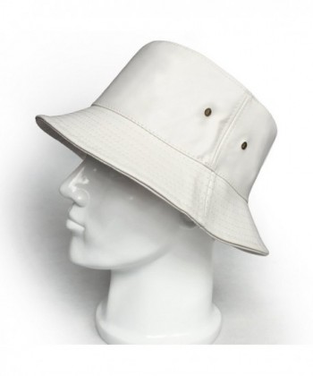 lethmik Bucket Unisex Black Leather in Women's Bucket Hats