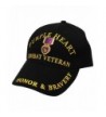 Purple Heart Combat Veteran Embroidered Cap - CM11VVSM573