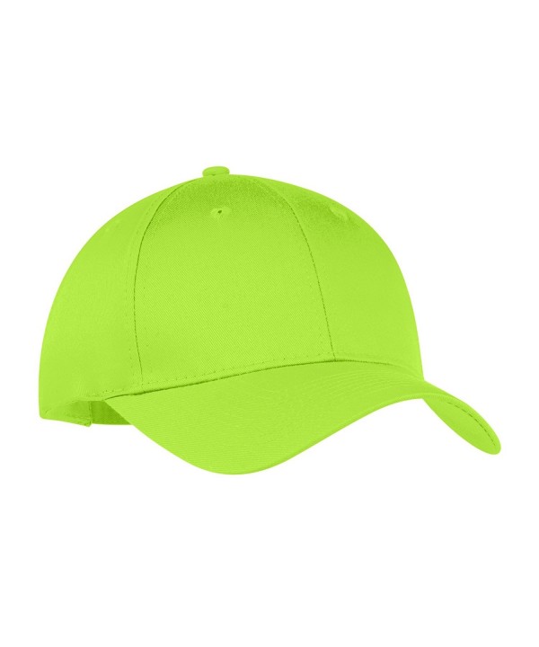 Port & Company Men's Six Panel Twill Cap - Lime - CT1260ASTZH