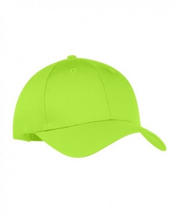 Port & Company Men's Six Panel Twill Cap - Lime - CT1260ASTZH