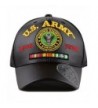 THE HAT DEPOT Official Licensed 3D Embroidered Soft Faux Leather Veteran Military Cap - U.s.army-black Vietnam - C2189NT3WMI