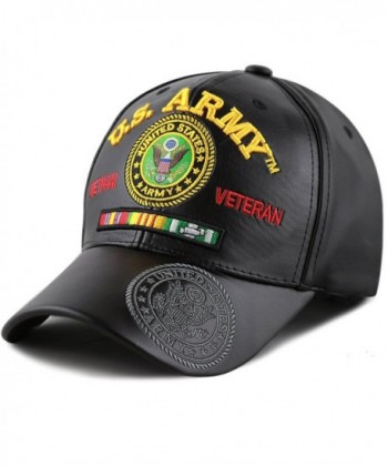 HAT DEPOT Official Embroidered U S Army Black