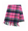 Pink Cashmere Unisex Plaid Scarf