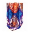 Grace Scarves 100% Silk Scarf- Large- Charmeuse - Floral Baskets- Blue/Orange - CB188QT752X