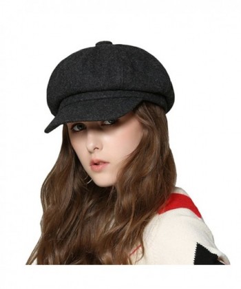 RRiody Womens Newsboy Hats with Visor Girls Fashion Beret Adjustable Paperboy Cap