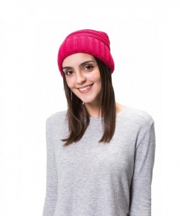 Lemef Stretch Beanie Slouchy Winter in Women's Skullies & Beanies