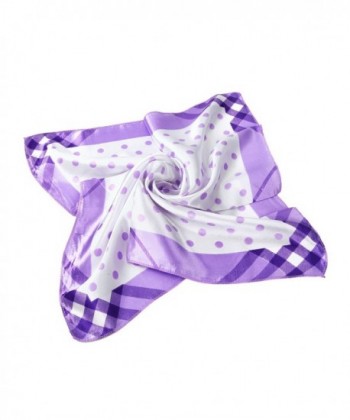 Premium Polka Square Satin Lavender