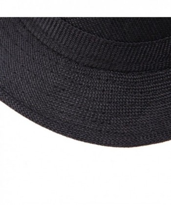 Fedoras Gangster Summer Jazz Black in Men's Sun Hats